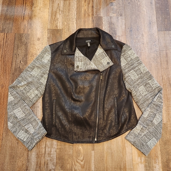 Jones New York Moto Blazer Jacket - Picture 1 of 5